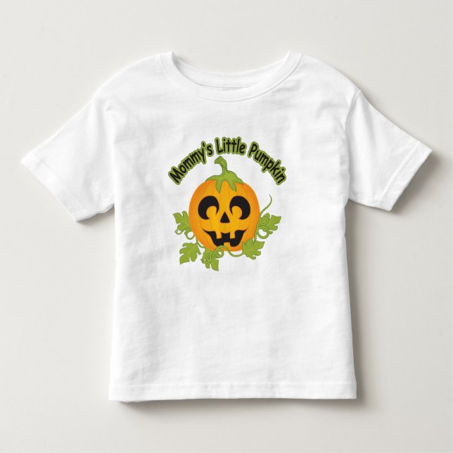 Camiseta Infantil Pequena Abóbora da mamãe (Frente)