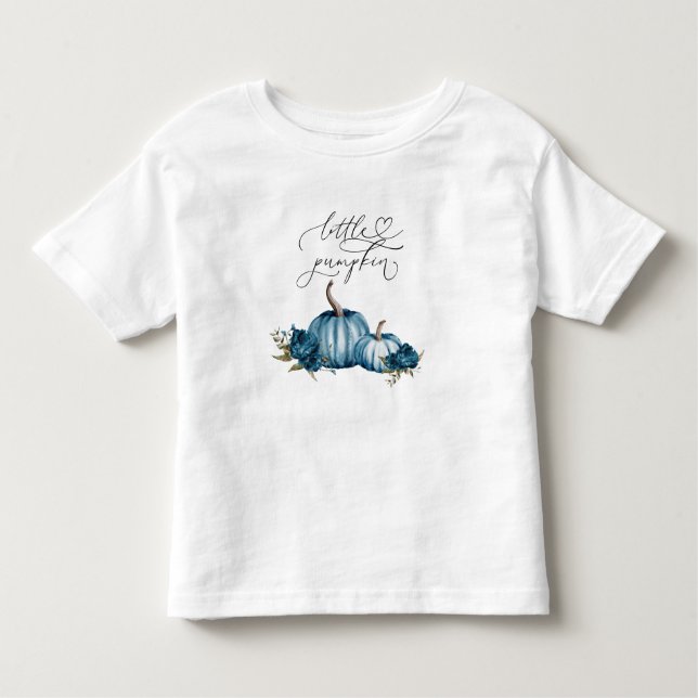 Camiseta Infantil Pequena Festa de aniversário de Rapazes da Abóbora (Frente)