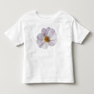 Camiseta Infantil Pequena flor rosa