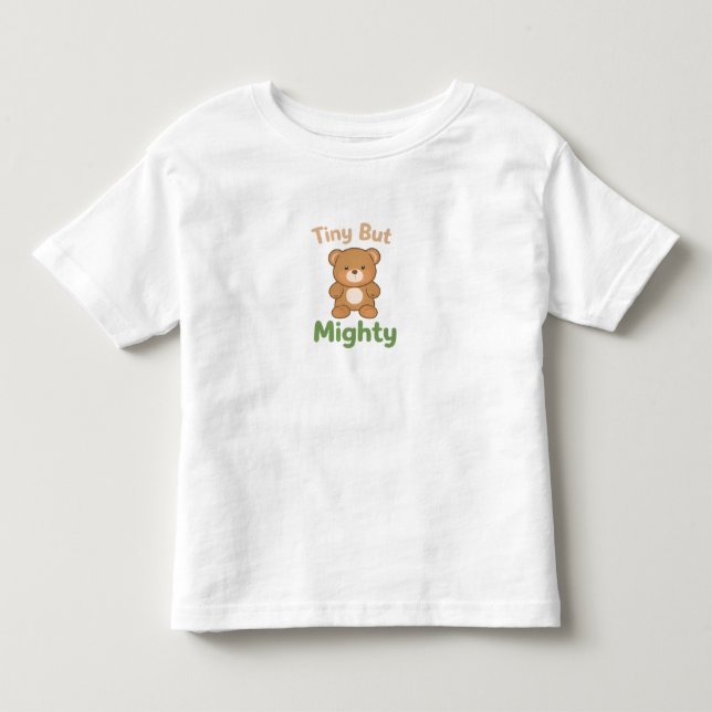 Camiseta Infantil Pequena Mas Poderosa – Camiseta  (Frente)