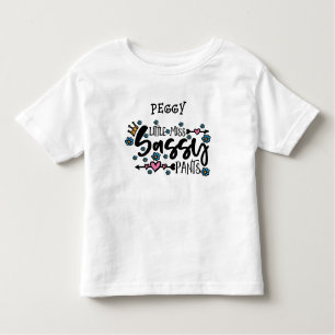 Camiseta Infantil Pequena Miss Sassy Pants