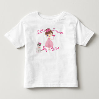 Camiseta Infantil Pequena Princesa Irmã Maior