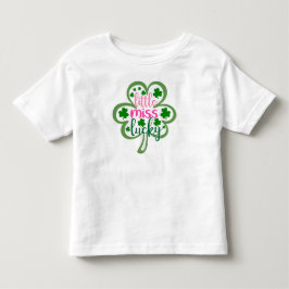 Camiseta Infantil Pequena Senhorita Sortuda