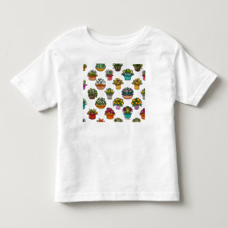 Camiseta Infantil Pequenas Plantas em Vasos