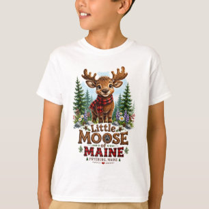 Camiseta Infantil Pequeno Alce de Fryeburg Maine