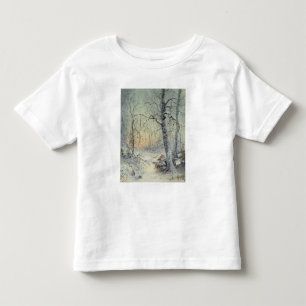 Camiseta Infantil Pequeno almoço do inverno