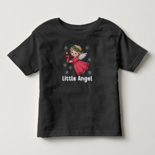 Camiseta Infantil Pequeno Anjo, Família de Natal Combinando