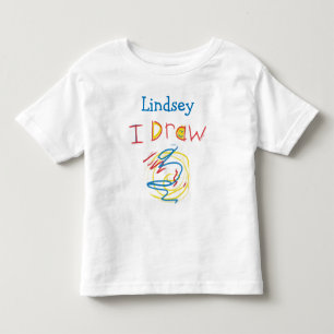 Camiseta Infantil Pequeno Artista I Desenhar