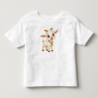 Camiseta Infantil Pequeno Bode Billy: Amigo Alegre da Fazenda