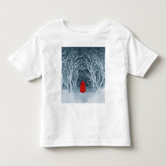 Camiseta Infantil Pequeno Chapéu Vermelho (Frente)