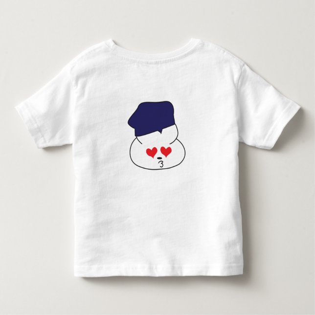 Camiseta Infantil pequeno Chubby J (Verso)