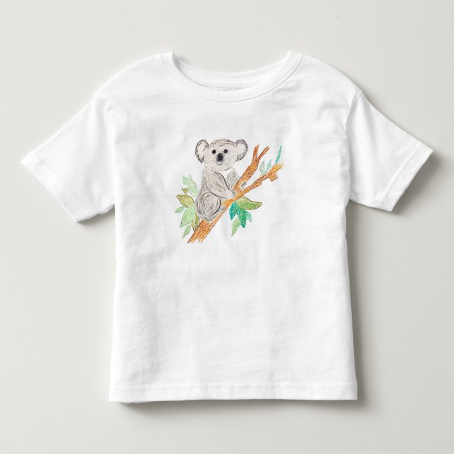 Camiseta Infantil Pequeno Coala (Frente)