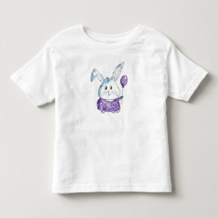 Camiseta Infantil Pequeno Coelhinho Branco Bonito