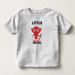 Camiseta Infantil Pequeno Diabo - Toddler Fine Jersey T-Shirt