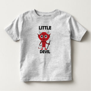 Camiseta Infantil Pequeno Diabo - Toddler Fine Jersey T-Shirt