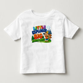 Camiseta Infantil 🏕️ Pequeno Explorador Grandes Aventuras Camping I