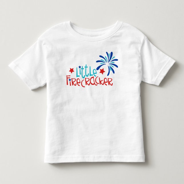 Camiseta Infantil Pequeno Firecracker (Frente)