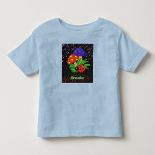Camiseta Infantil Pequeno Ladybug, T-shirt personalizada do Toddler