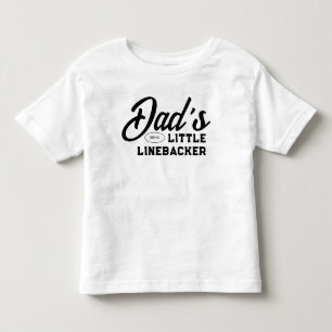 Camiseta Infantil Pequeno Linebacker do Papai Futebol Americano Meni