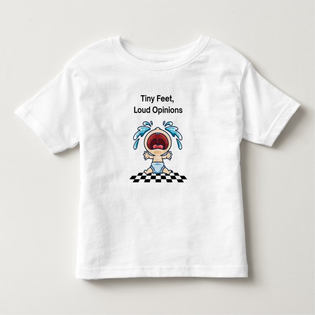 Camiseta Infantil Pequeno mas alto (Frente)