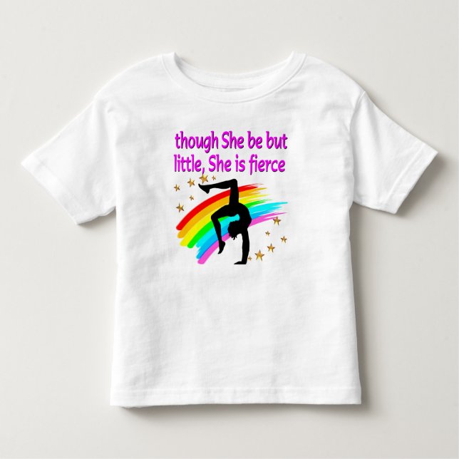 CAMISETA INFANTIL PEQUENO, MAS FOGO GYMNAST (Frente)