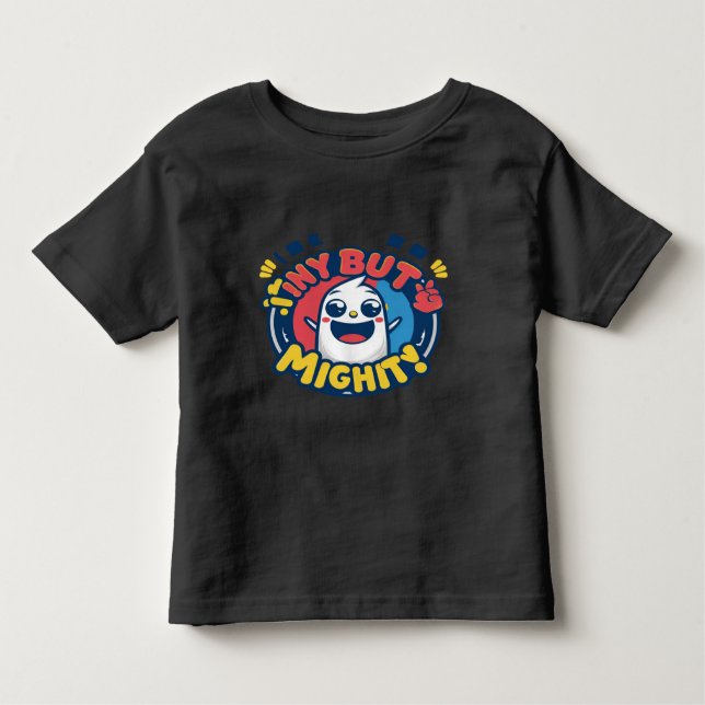 Camiseta Infantil Pequeno, mas poderoso (Frente)