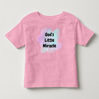 Camiseta Infantil Pequeno Milagre de Deus