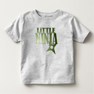 Camiseta Infantil Pequeno Ninja para Crianças - Personalizável