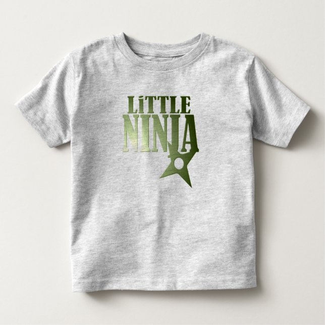 Camiseta Infantil Pequeno Ninja para Crianças - Personalizável (Frente)