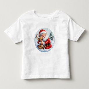Camiseta Infantil Pequeno papai noel