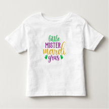 Pequeno Senhor Mardi Gras Toddler T-Shirt