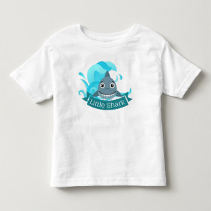 Camiseta Infantil Pequeno tubarão - roupa da família