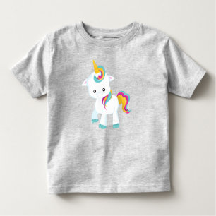 Camiseta Infantil Pequeno Unicórnio, Cute Unicorn, Magia Unicórnio
