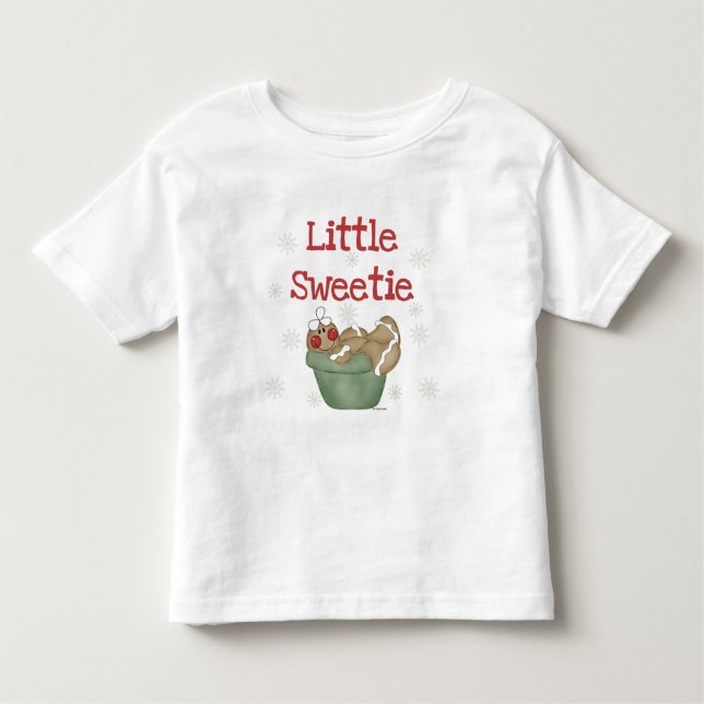 Camiseta Infantil Pequenos Docinhos e presentes (Frente)