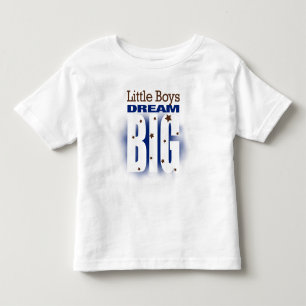Camiseta Infantil Pequenos Meninos Sonham Grande