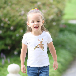 Camiseta Infantil Pequenos Polinizadores Personalizados Beija-Flor D