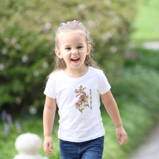 Camiseta Infantil Pequenos Polinizadores Personalizados | Flor de Ab