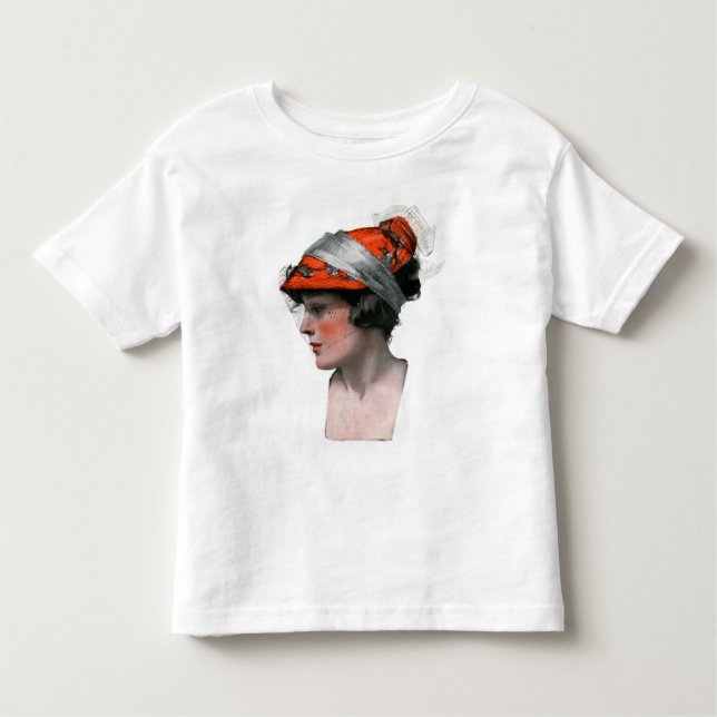 Camiseta Infantil Perfil da mulher (Frente)