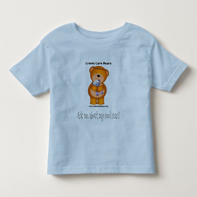 Camiseta Infantil Pergunte-me sobre minha cicatriz legal! - Ursos do (Frente)