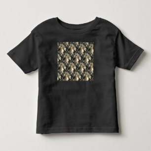Camiseta Infantil Pérolas Douradas