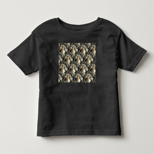 Camiseta Infantil Pérolas Douradas (Frente)
