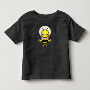 Camiseta Infantil Personagem de Abelha de Desenho Animado Sorridente