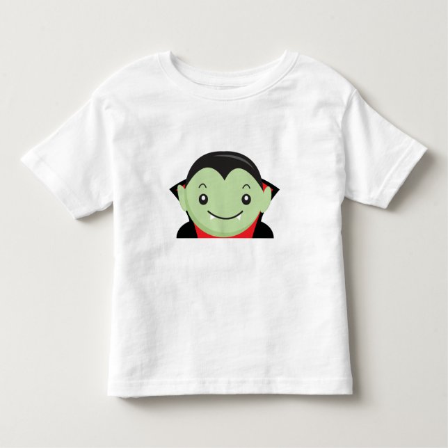 Camiseta Infantil Personagem de desenho animado do Dia das Bruxas do (Frente)