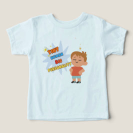 Camiseta Infantil Personalidade Grande Humano Pequ