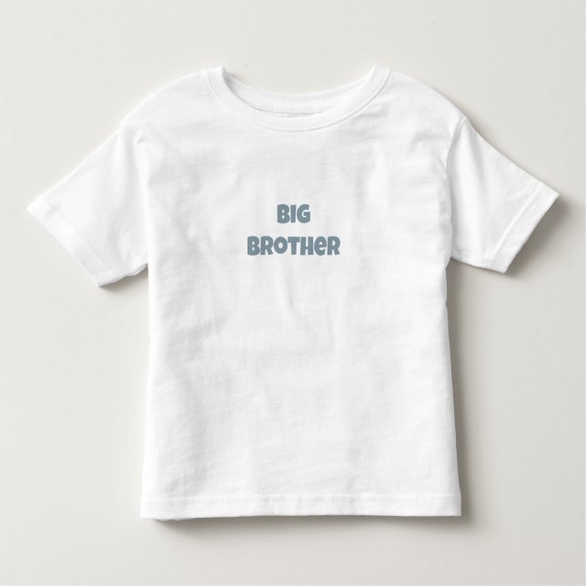 Camiseta Infantil Personalised Pregnancy Announcement Big Brother. (Frente)
