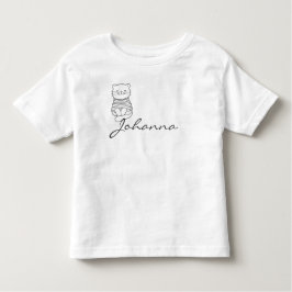 Camiseta Infantil Personalisiertes Kätzlein T-shirt