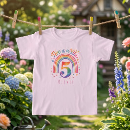 Camiseta Infantil Personalizada Chuvas de Cores pa