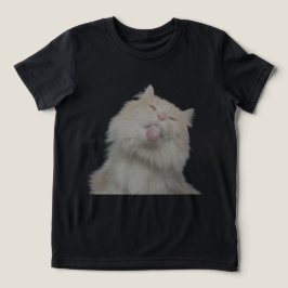 Camiseta Infantil Personalizada com Foto de Gato E