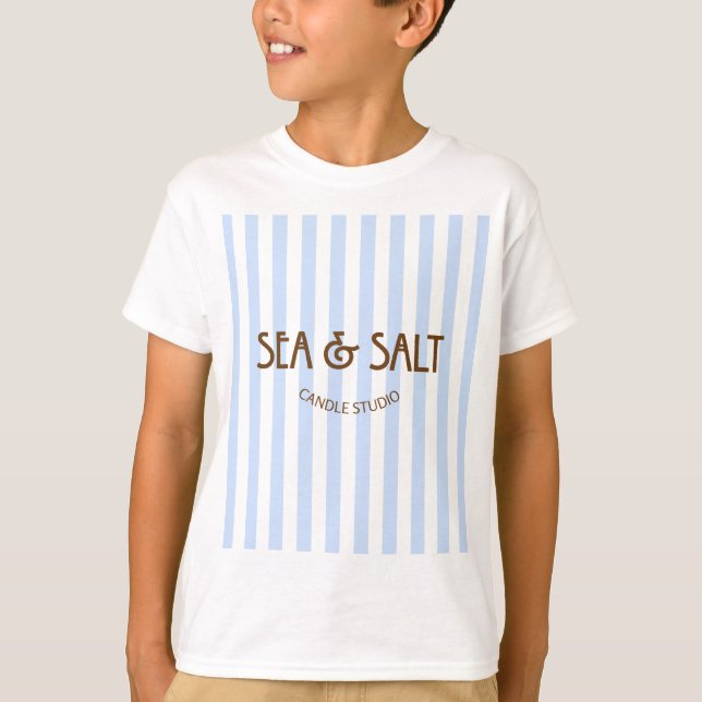 Camiseta Infantil Personalizada com Logotipo Empre (Frente)