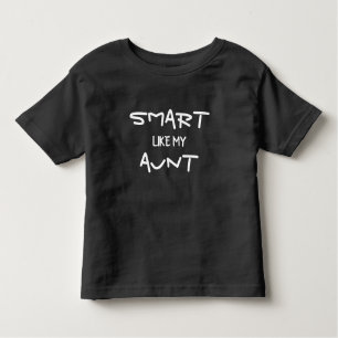 Camiseta Infantil PERSONALIZADO Inteligente Engraçado Como Minha Tia